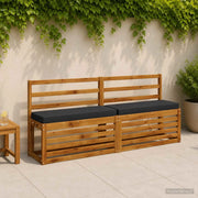 Cuscini per Panchina a 2 Pezzi VUGHT 2 pcs 100% Poliestere 950369
