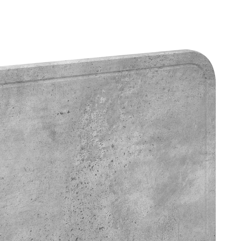 Testiera-Testata-Testiera Decorativa Grigio cemento 160 cm Legno multistrato 647311