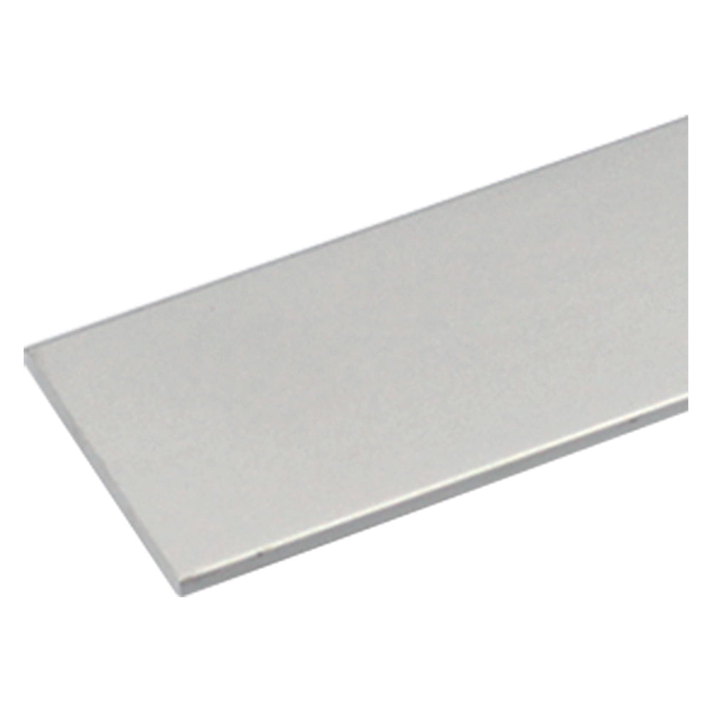PROFILO PER FAI DA TE PIATTO mm 30x2 - mt 1 col.argento- 8 pezzi  - UNIKO