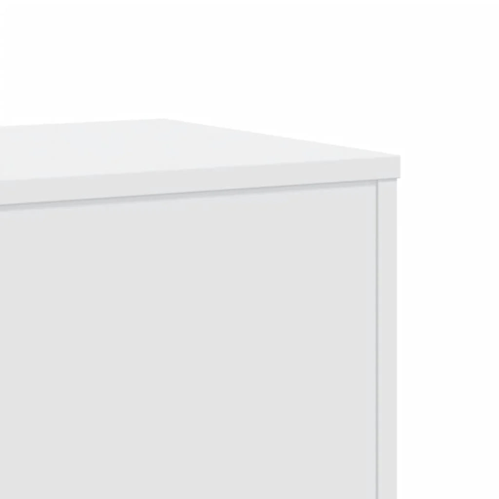 Portavasi mobili per fiori set da 2 33 x 33 x 100 cm legno ingegnerizzato bianco 02_0045286
