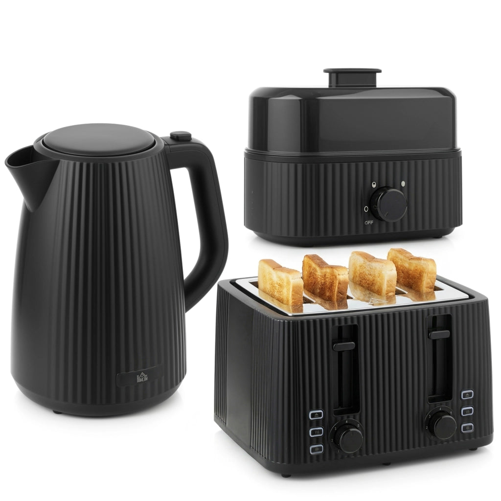 Bollitore e Tostapane Set ¨C zephmum ¨C Nero