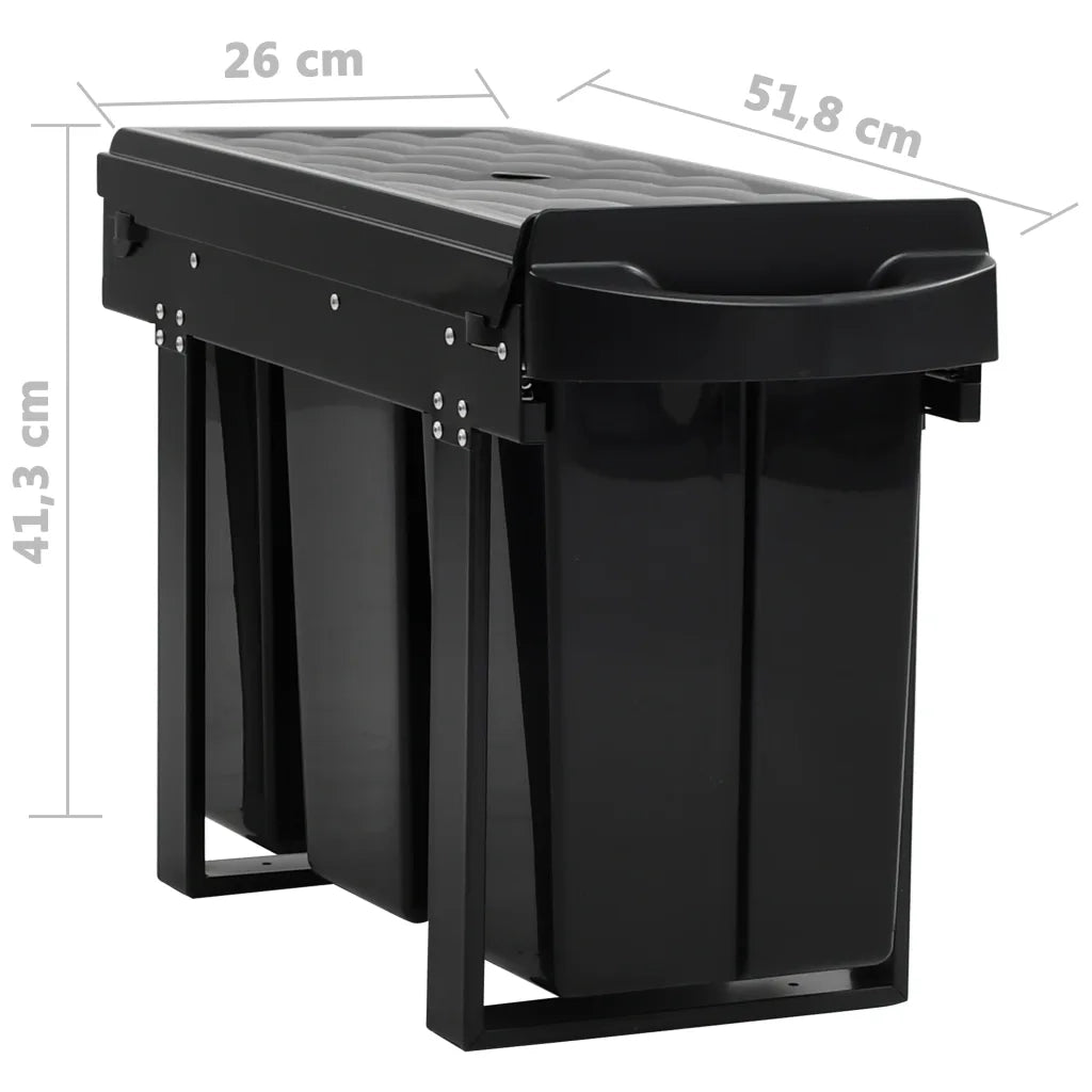 Cestino Estraibile per Mobile Cucina Chiusura Ammortizzata 36L CFW6201384