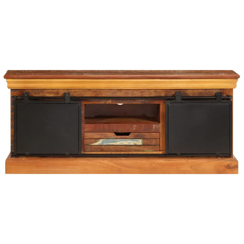 Mobile TV | Armadietto TV | Mobile Porta TV 110x30x45 cm in Legno Massello di Recupero