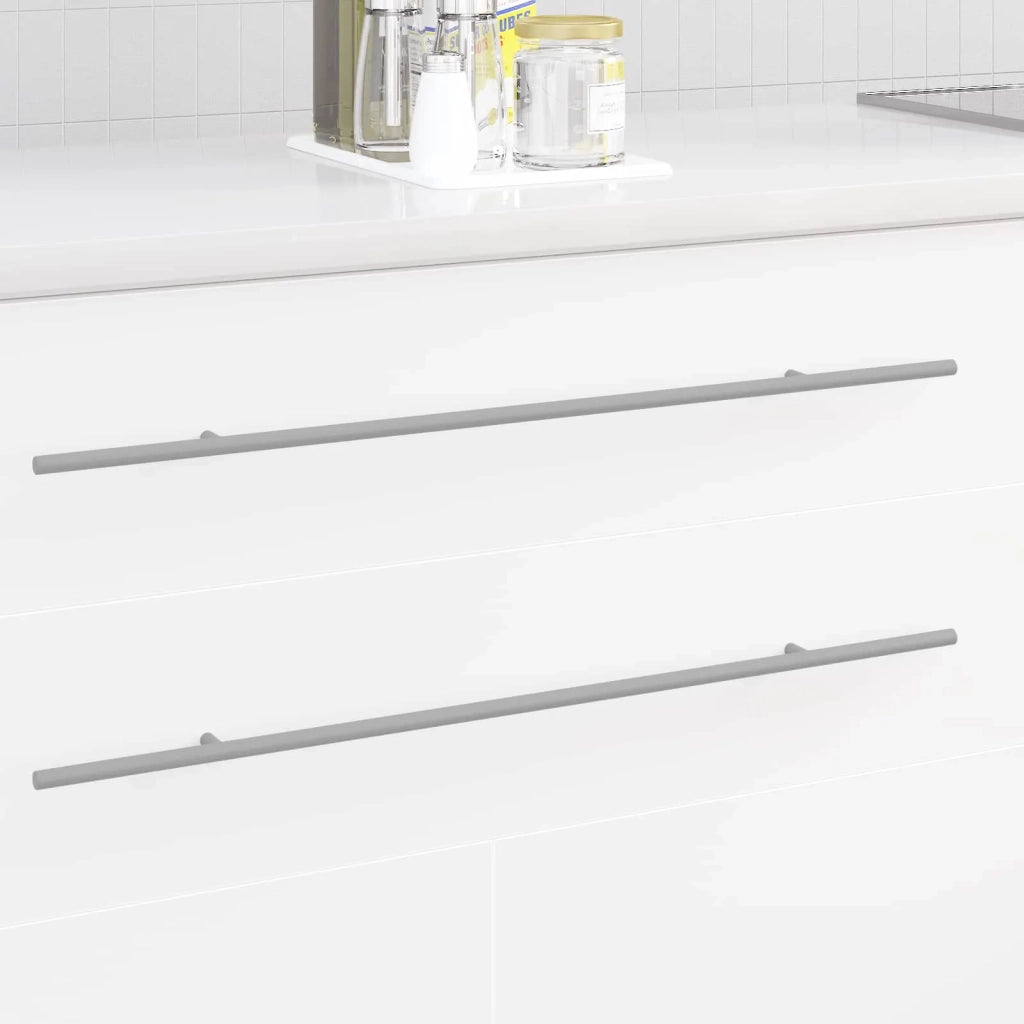 Maniglia per Armadio 12 pz Argento 700mm Acciaio inossidabile CFW3632816