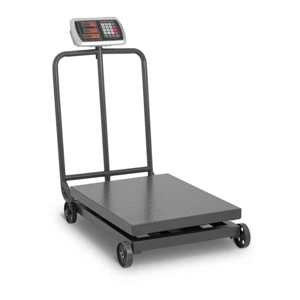 Bilancia a piattaforma professionale industriale mobile - 600 kg / 100 g - Display LED 14_0000651