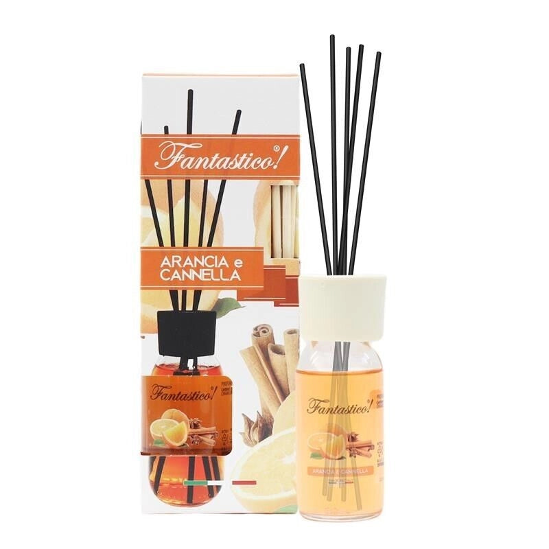 FANTASTICO DIFFUSORE PER AMBIENTE ARANCIA E CANNELLA DA 60 ML