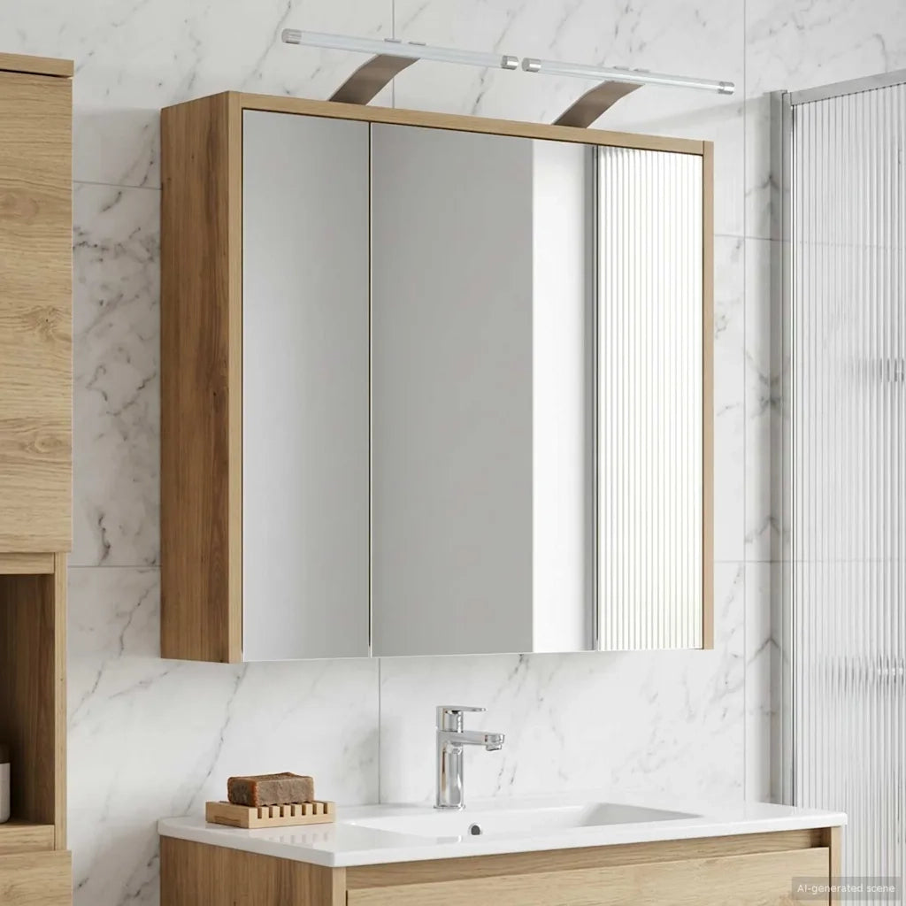Mobiletto per specchio da bagno Rovere Artigianale 889166