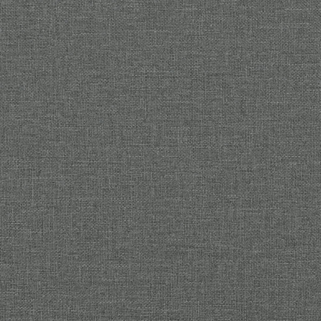 Letto da Giorno Grigio Scuro 100x200 cm in Tessuto 354117