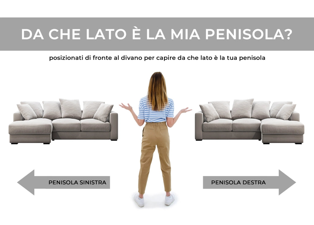 Copridivano Penisola Antimacchia Antiscivolo Trapuntato Imperiale Grigio - 240 - Destra