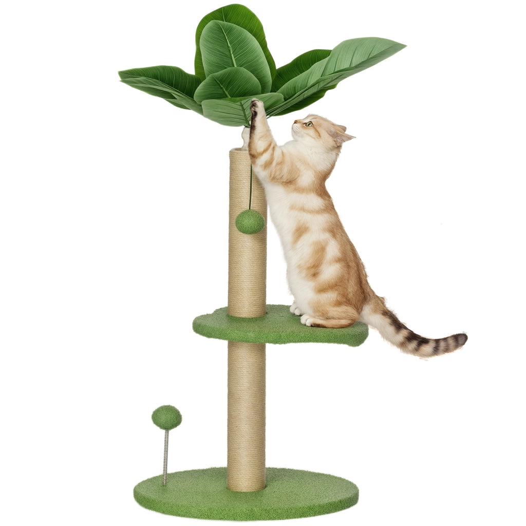 Albero per gatti con tiragraffi, palle e piattaforme ¨C zephmum ¨C 83 cm