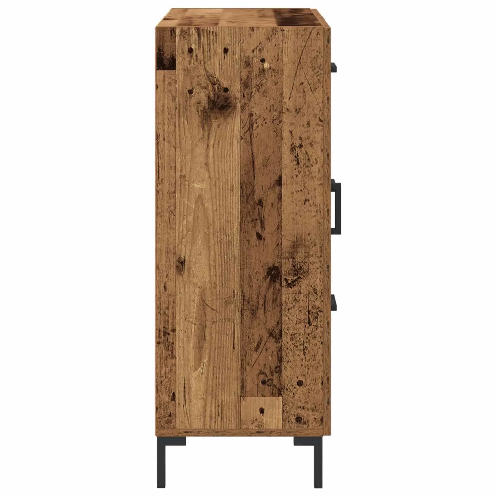 Credenza | Madia | Buffet da pranzo | Armadio da pranzo Legno vecchio 69.5 x 34 x 90 cm Legno multistrato