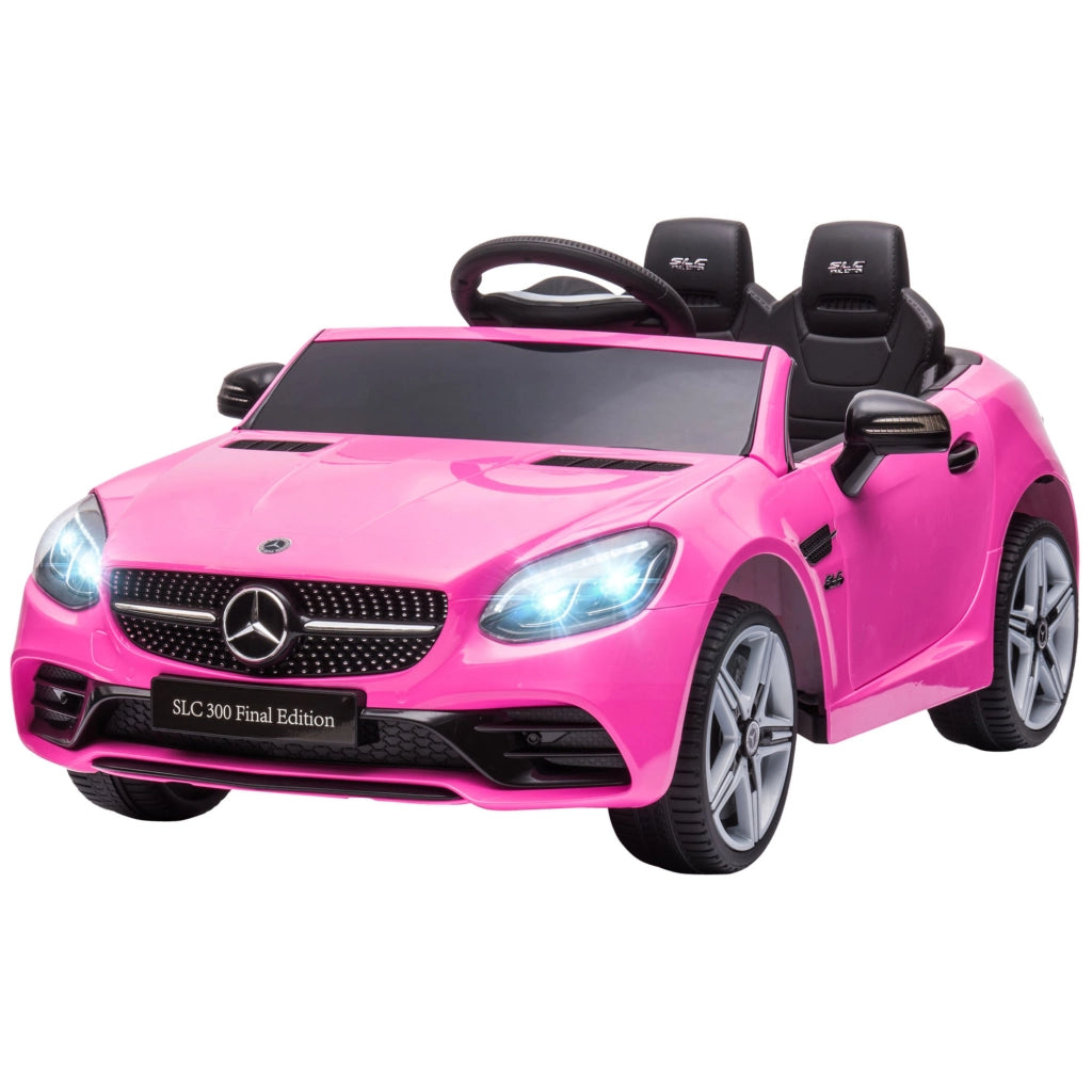 Auto Bambini Mercedes SLC 300 Elettrica 12V ¨C Zephmum ¨C Rosa con Telecomando