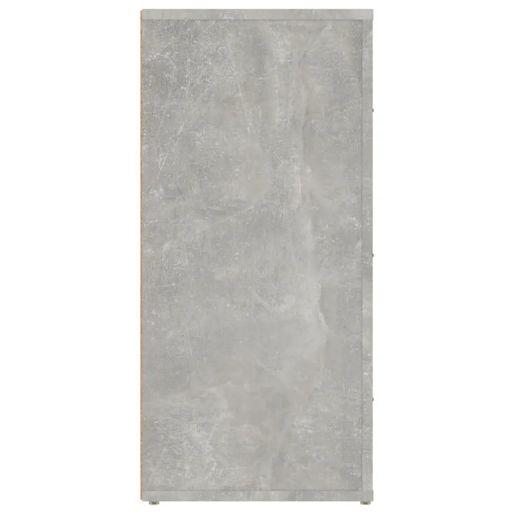 Credenza | Madia | Buffet da pranzo | Armadio da pranzo Grigio Cemento 40x33x70 cm in Legno Multistrato