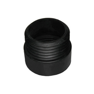 PROLUNGA WC DIRITTA IN GOMMA NERA- D. Est. 110 mm - Int. 95 mm- G.M.P- pezzi 1