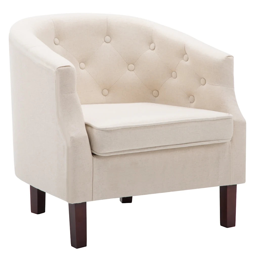 Poltrona | Sedia Relax Beige in Tessuto