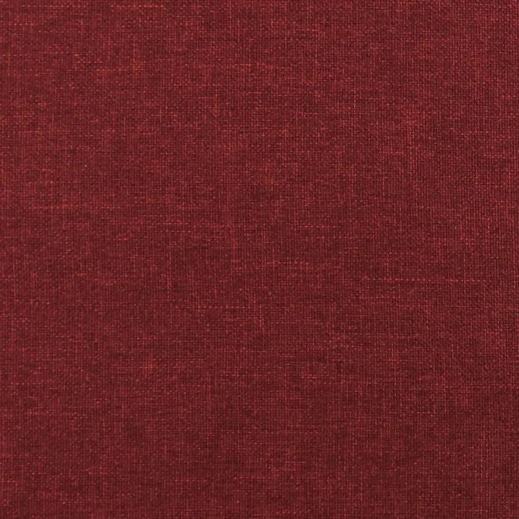 Sedia da Pranzo Girevole Rosso Vino in Tessuto