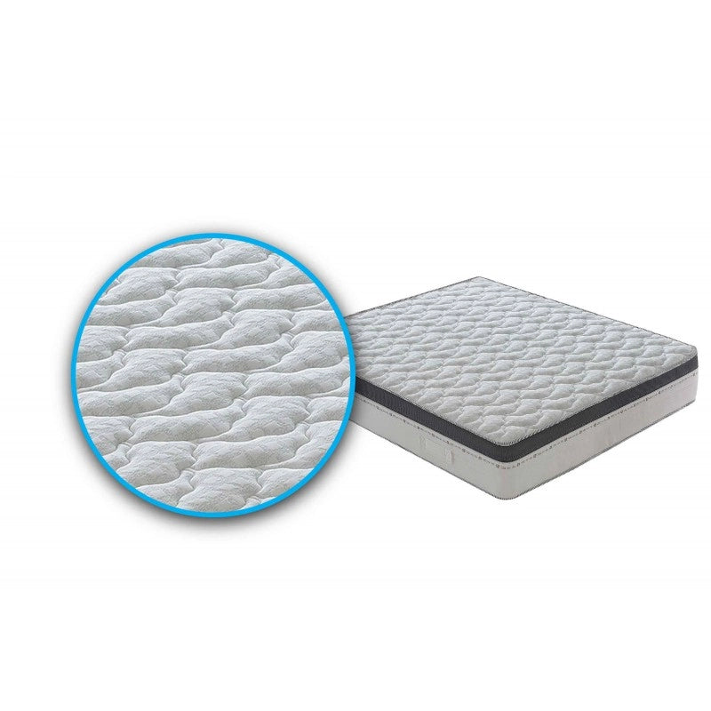 Materasso “Sorrento” a molle insacchettate e memory foam 7cm a 13 Zone Differenziate - 140x200