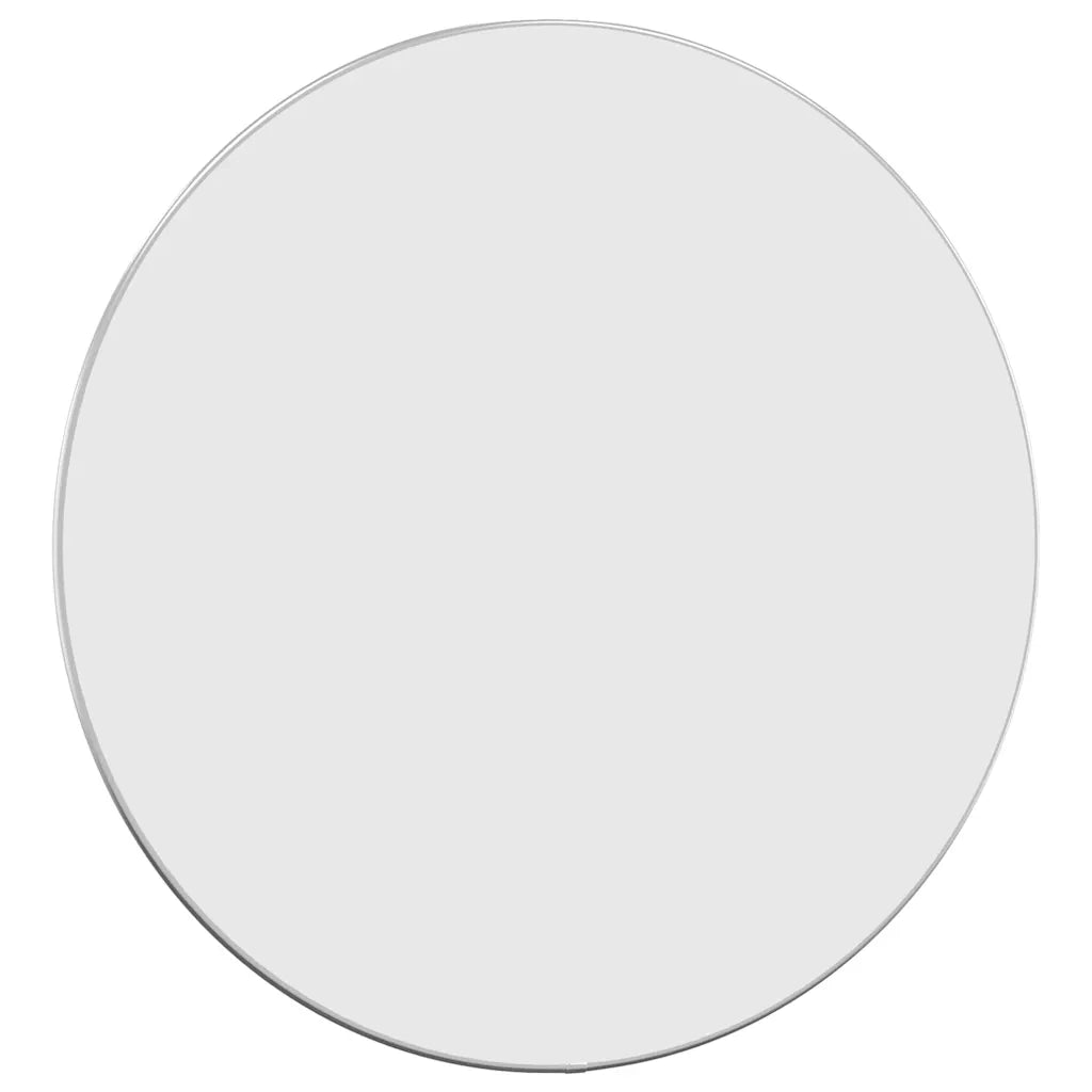 Specchio da Parete Argento Ø 60 cm Rotondo 348177