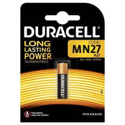 PILA PER LA SICUREZZA 'MN27' Blister 1 pezzo - 10 pezzi- DURACELL