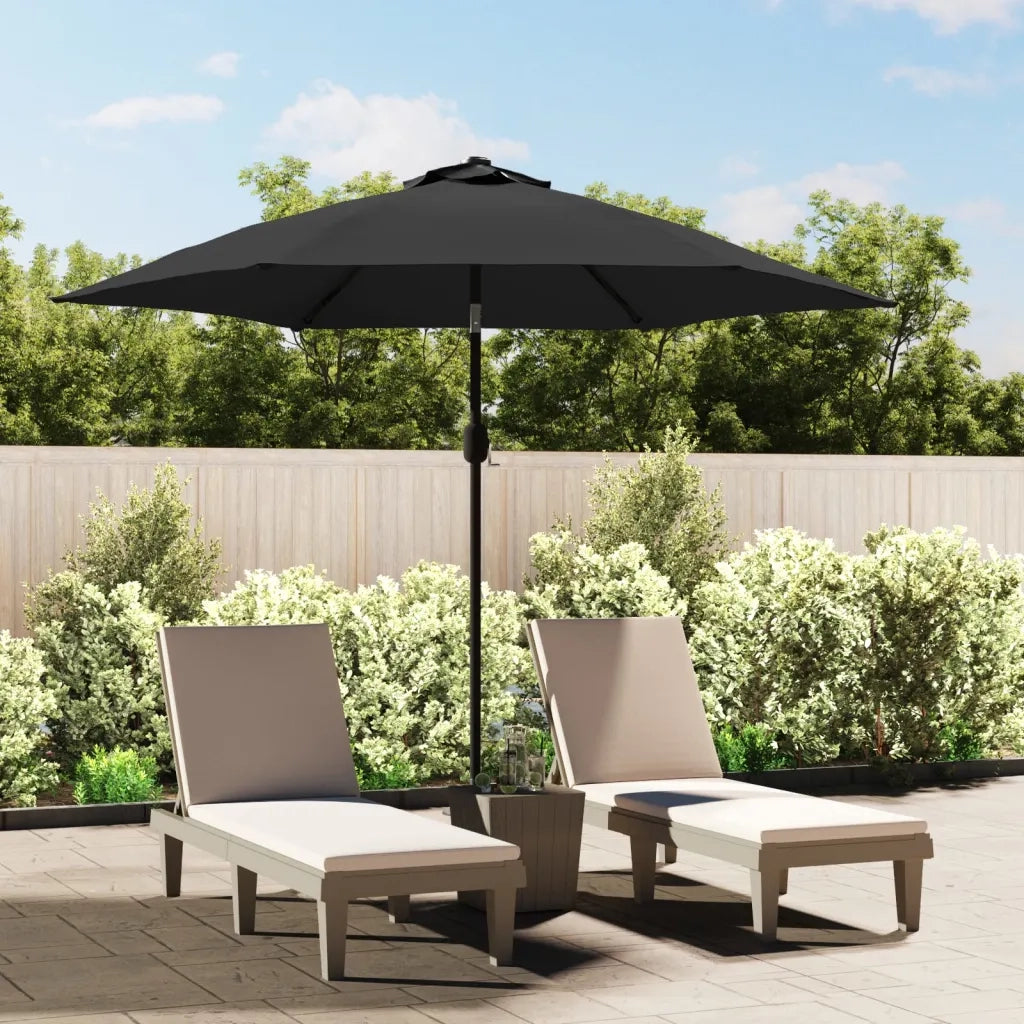 Ombrellone da Esterni-Ombrello da giardino con Palo in Metallo 300 cm Antracite
