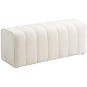 Divano letto 2 posti ¨C zephmum ¨C crema, tessuto, 90x200