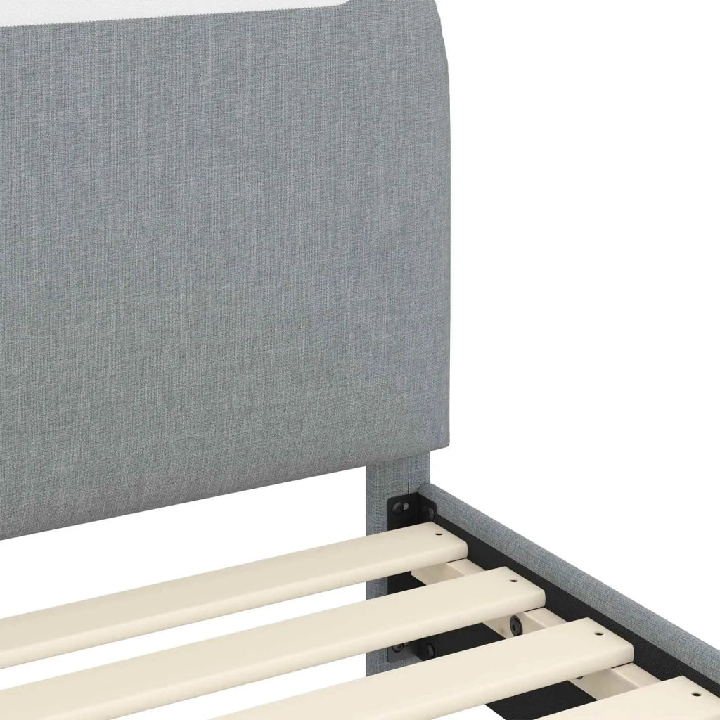 Struttura letto bambini con testata Grigio chiaro 90 x 200 cm 42011224