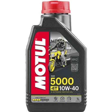 LUBRIFICANTE MOTO '5000' 10W-40 4 TEMPI MOTUL 1 lt - MOTUL