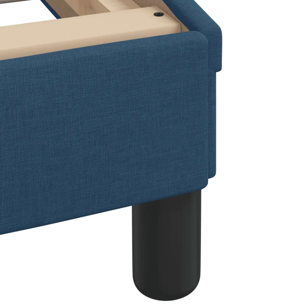 Letto con Materasso Dover Blu 100x200 cm in Tessuto