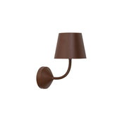 Poldina Lampada da parete 230V LED 5.4W 2700K in alluminio finitura Corten, design moderno ed elegante con grado di protezione IP54 per esterni