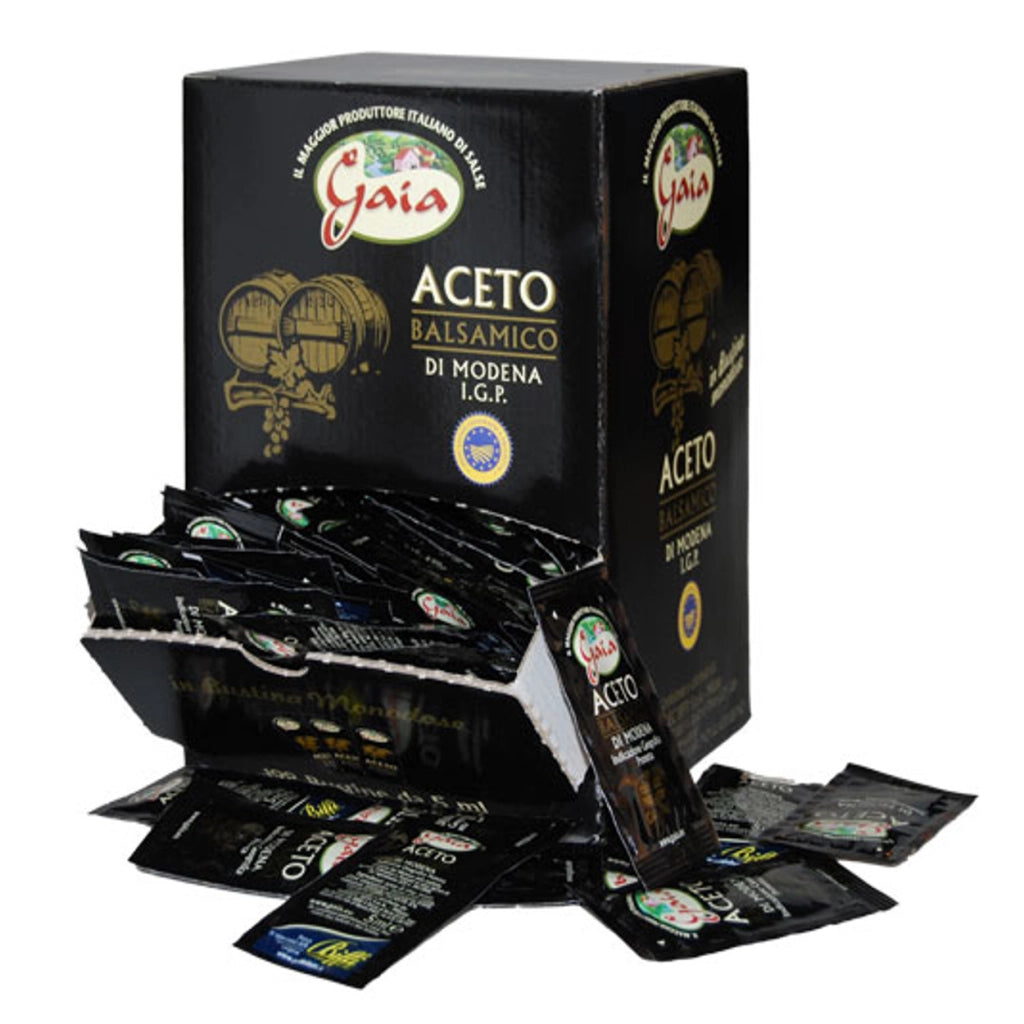 Gaia due confezioni di aceto balsamico 198 bustine da 5 ml ciascuna