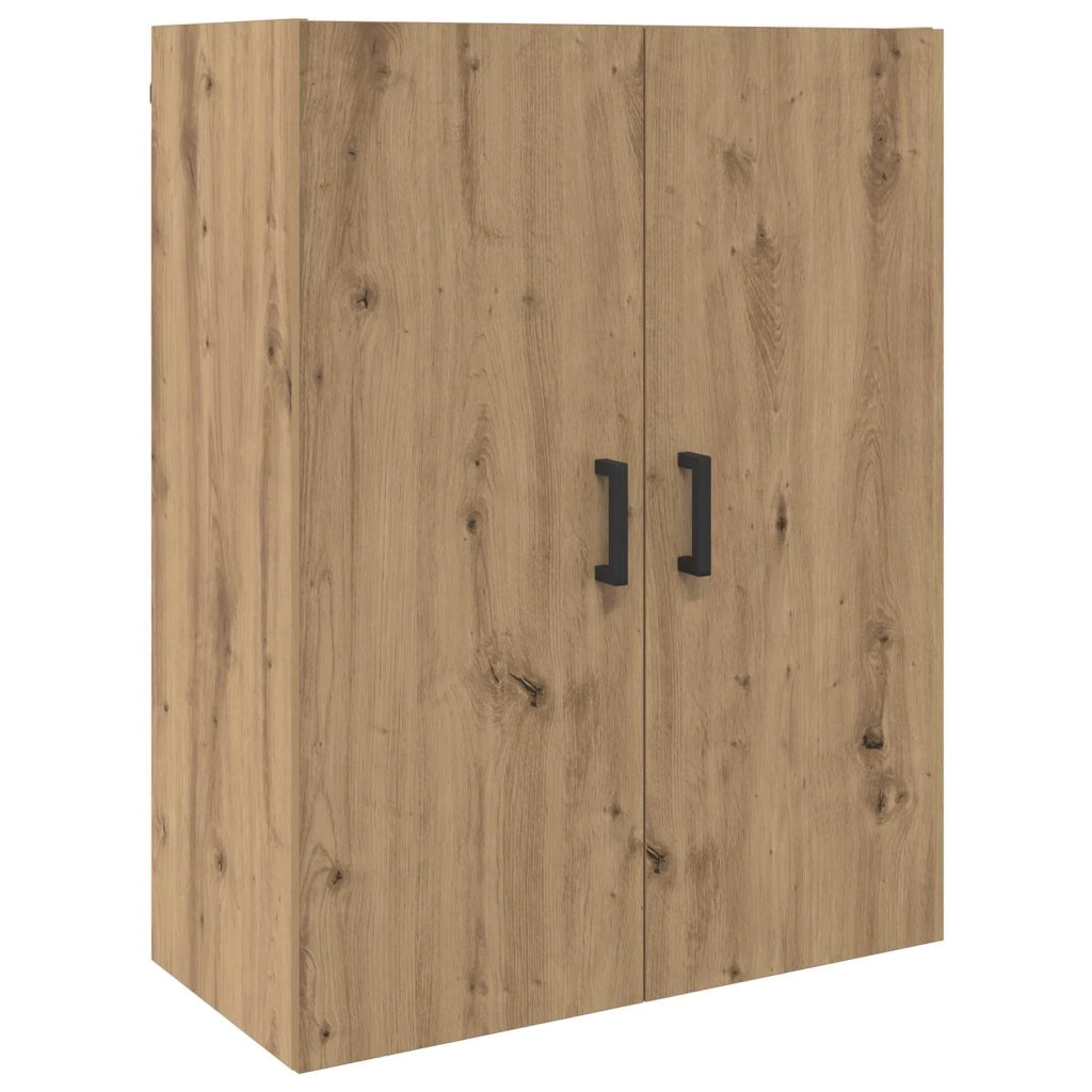 Mobiletto a muro 2 pcs Rovere artigianale 69,5 x 34 x 90 cm