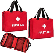 Etui di pronto soccorso grande capacità - borsa di pronto soccorso - borsa per medicinali - borsa di stoccaggio - peso leggero - tessuto di Oxford duraturo - 24 x 17 x 7 cm