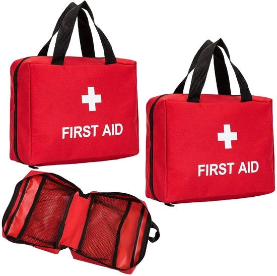 Etui di pronto soccorso grande capacità - borsa di pronto soccorso - borsa per medicinali - borsa di stoccaggio - peso leggero - tessuto di Oxford duraturo - 24 x 17 x 7 cm