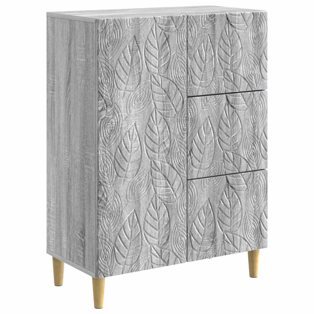 Credenza Sonoma grigio 66 x 34,5 x 90 cm Legno ingegnerizzato 895091