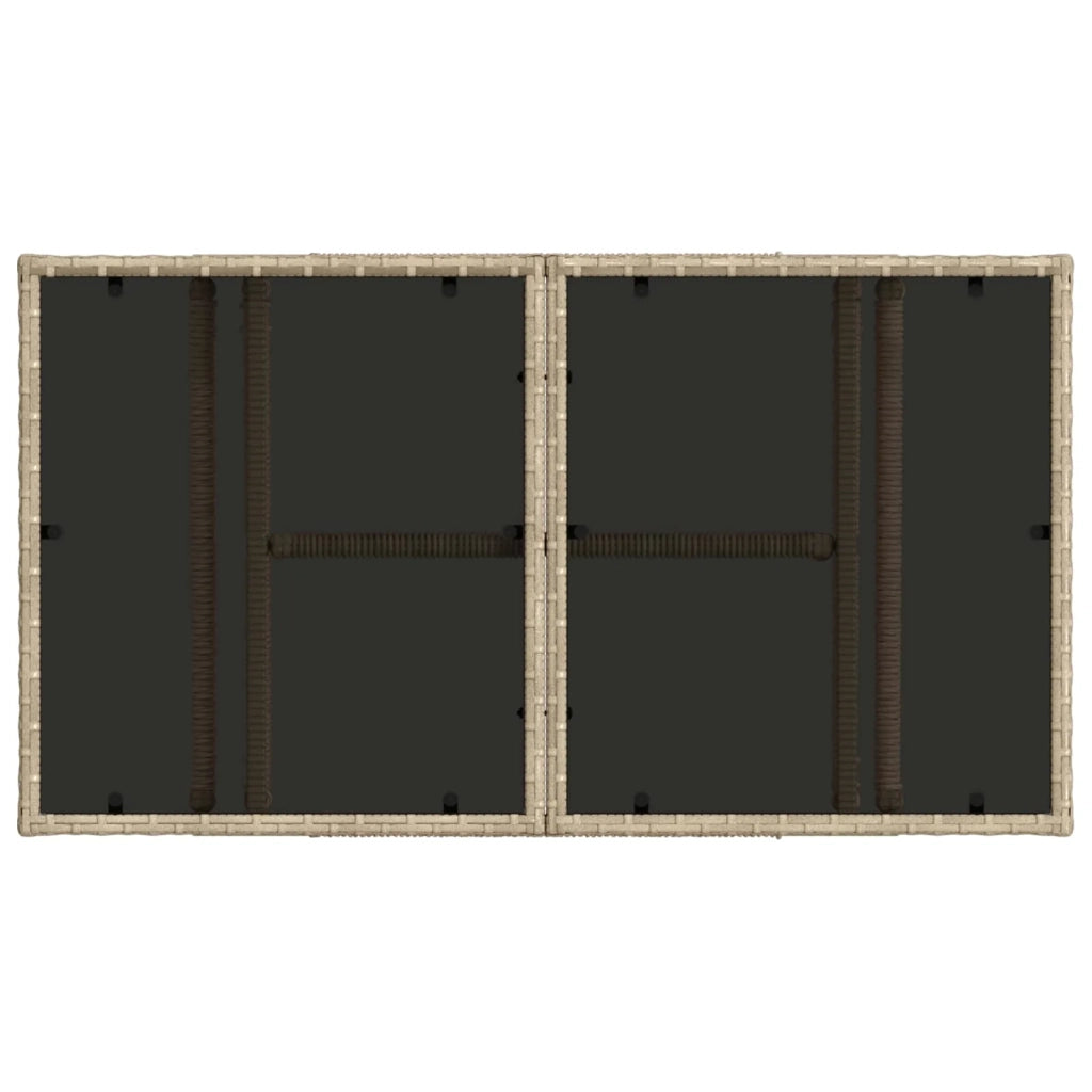 Set Divano da Giardino 8 pz Beige polyrattan 3436500