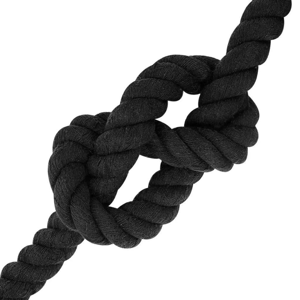 Corda | Fune Nero 3,6 x 3,6 x 500 cm Cotone