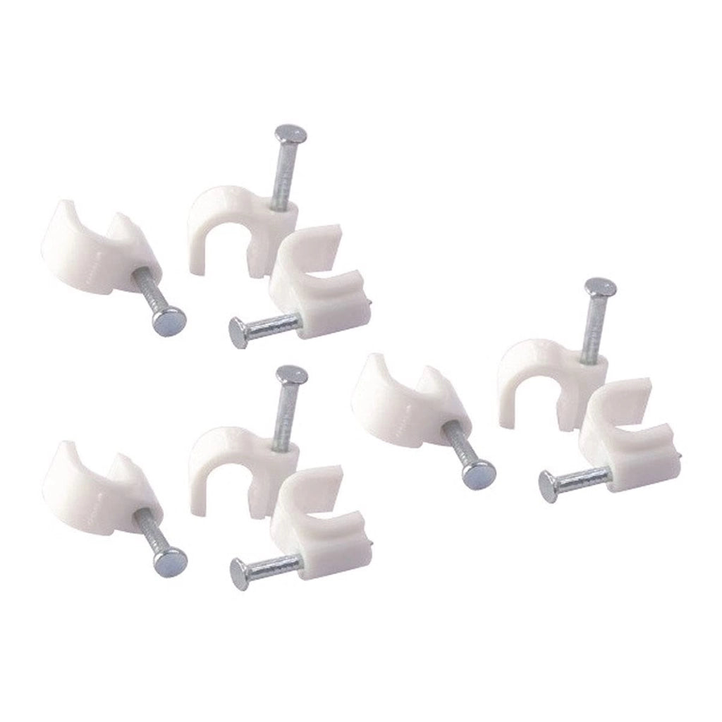 SET 50 GRAFFETTE TONDE CAVI 7-8MM CON CHIODO