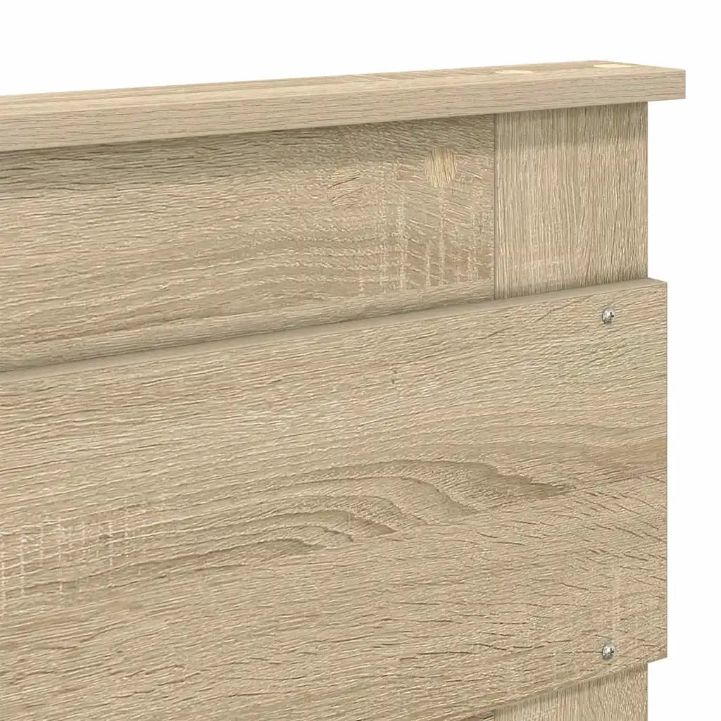 Testiera-Testata-Testiera Decorativa Rovere Sonoma 135 cm Legno multistrato 388202
