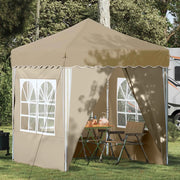Tenda per feste a pop-up-Gazebo Crema 195 x 195 x 245 cm 550117