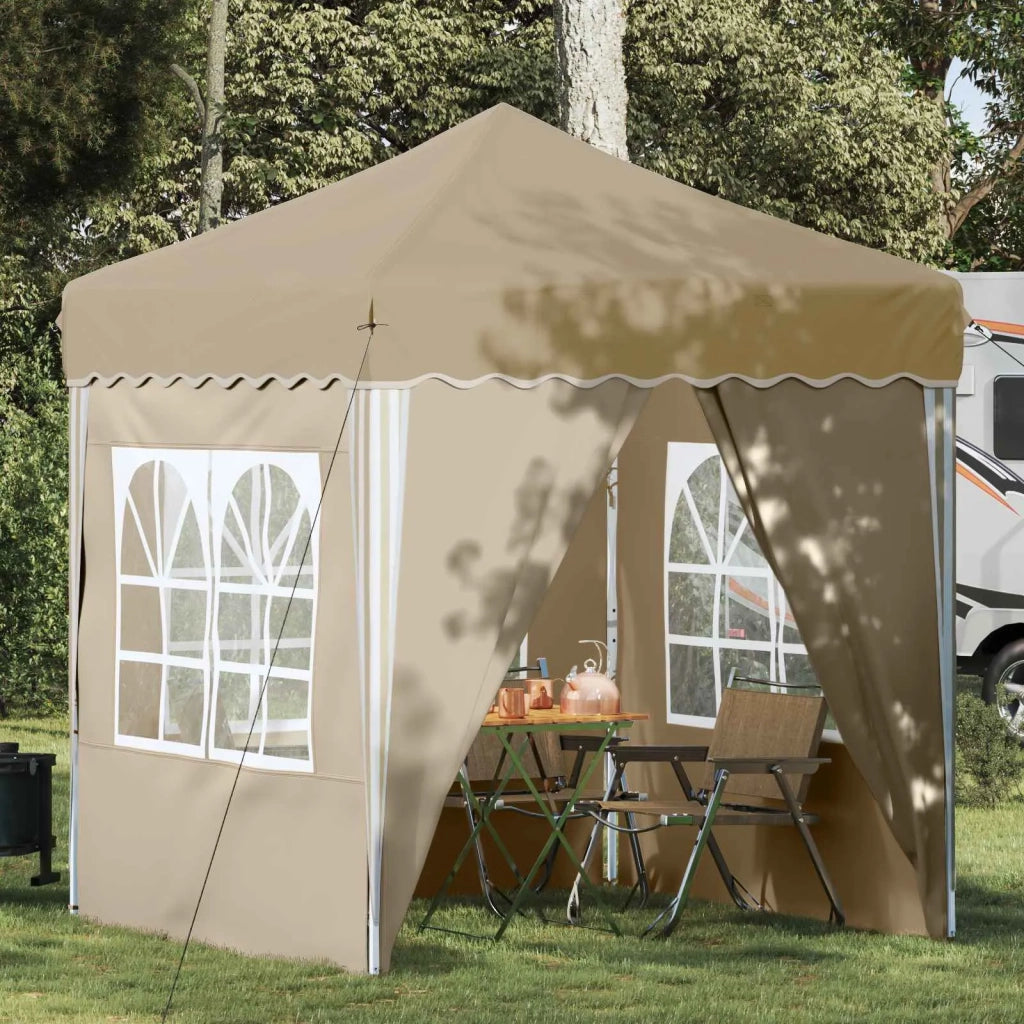 Tenda per feste a pop-up-Gazebo Crema 195 x 195 x 245 cm 550117