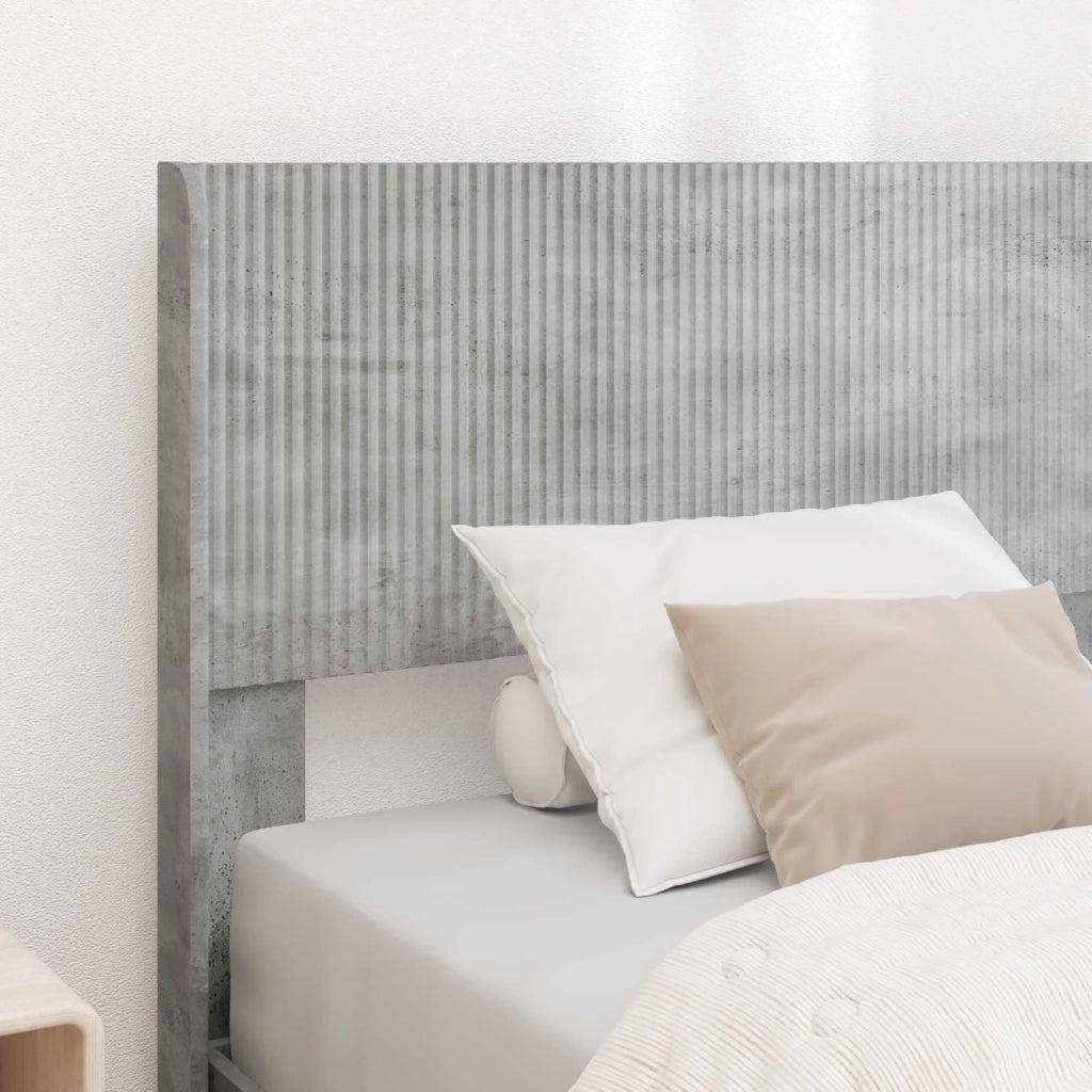 Struttura del letto con stoccaggio e testata Grigio Cemento 3414502