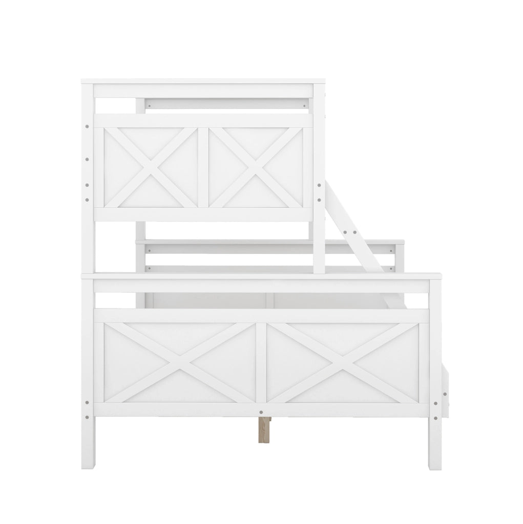 Letto a castello in legno 90/140x200 cm divisibile in 2 letti separati