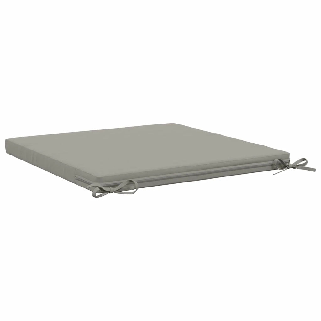Cuscini per Sedia in 4 Pezzi SOEST 4 pz 100% Poliestere Grigio 945030