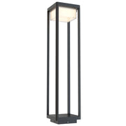 Lampada Da Terra Moderna Da Esterno Alluminio Nero Luce 10W Ip65