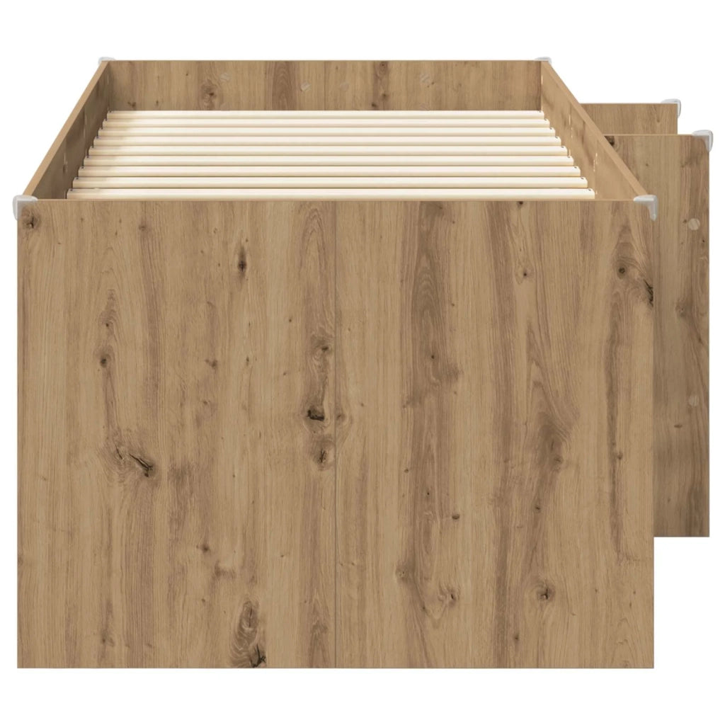 Letto Alto per Bambini | Letto Infantile | Lettino 2 pcs Rovere Artigianale