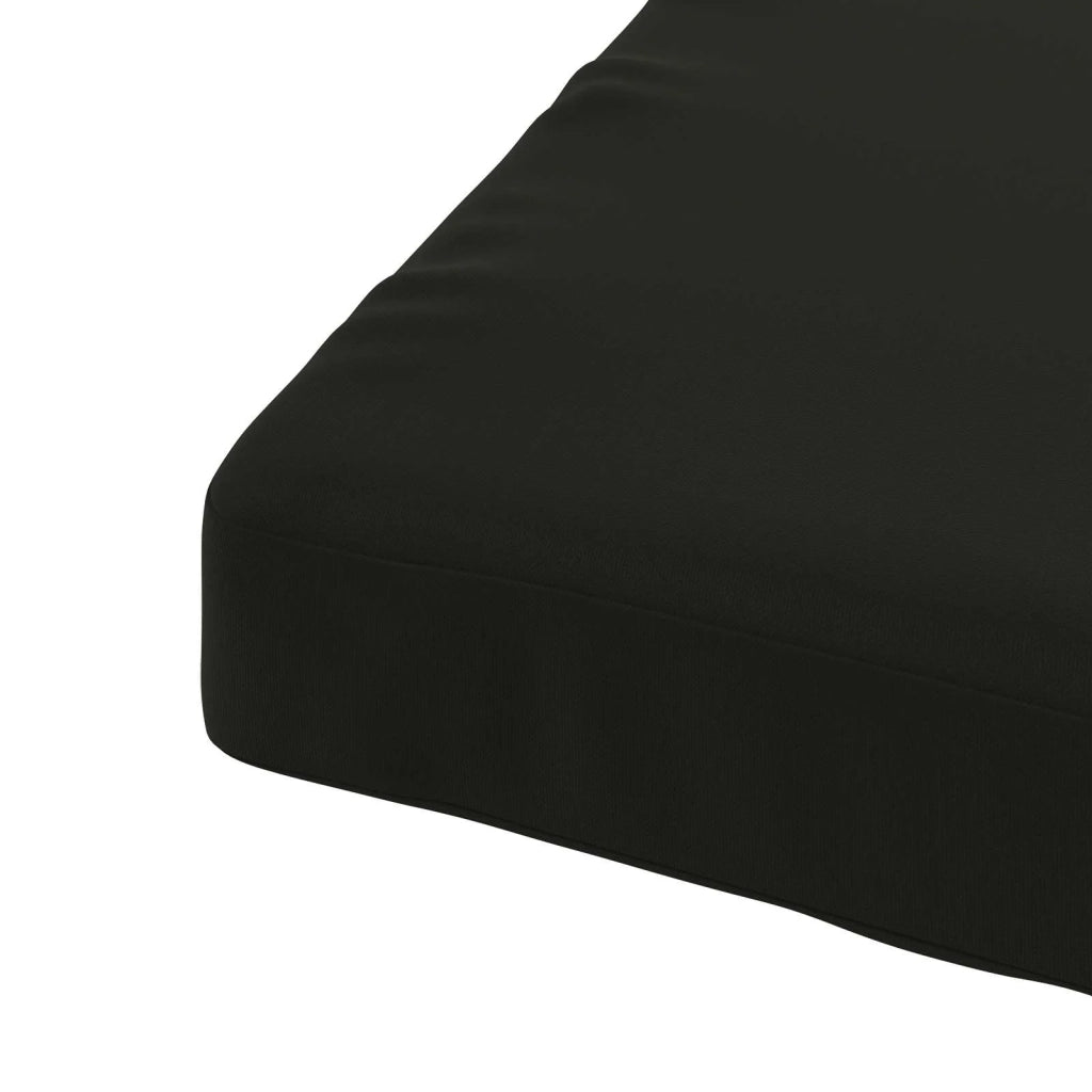 Cuscini per Sedia in 4 Pezzi SOEST 4 pz 100% Poliestere Nero 944397
