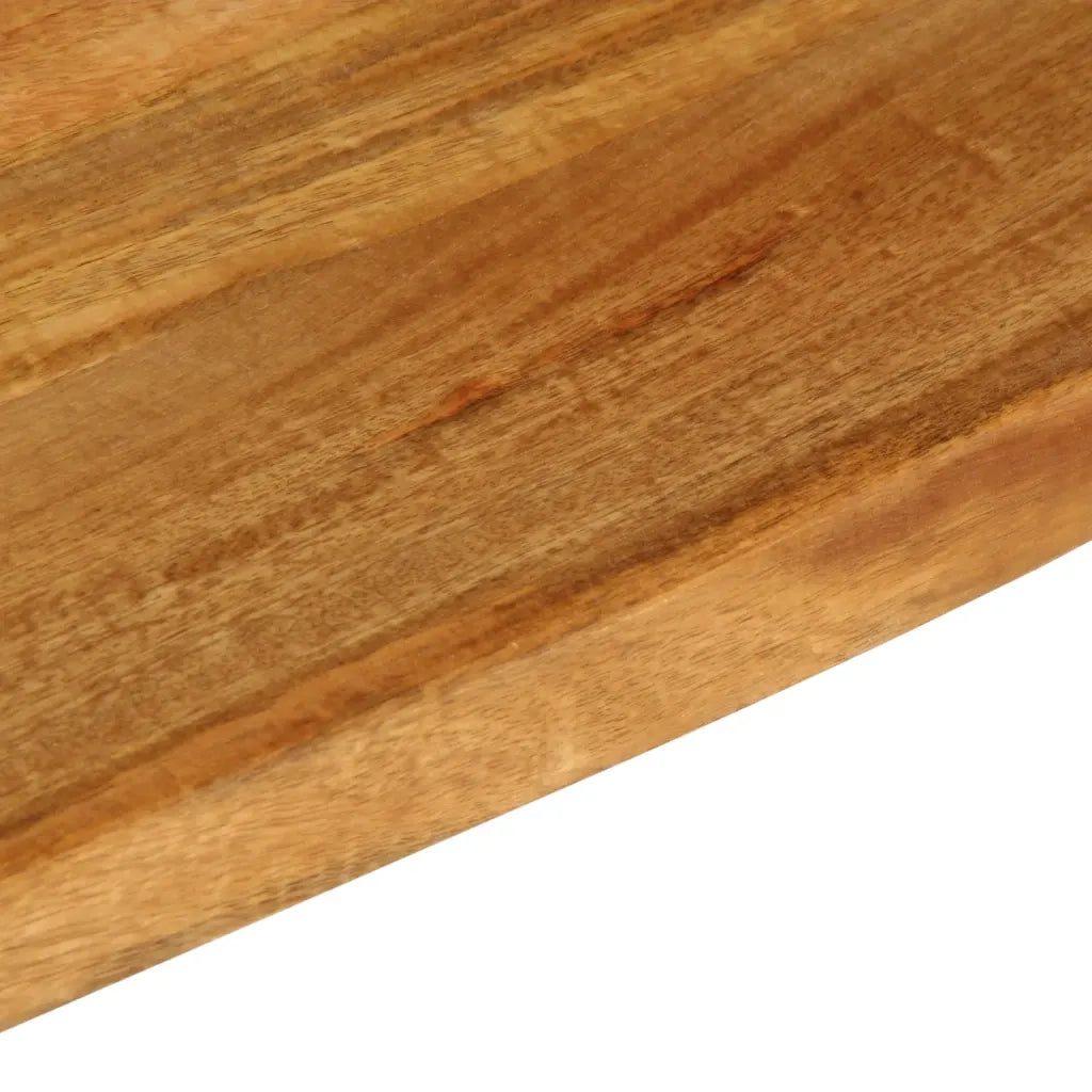 Piano Tavolo Bordi Vivi 70x40x3,8 cm in Legno Massello di Mango 370585