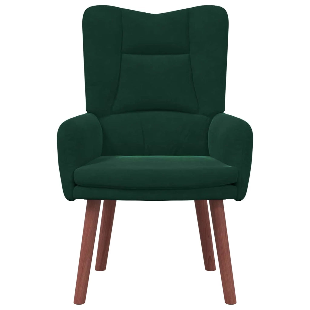 poltrona Verde Scuro 63 x 67 x 94 cm Velluto 42001805