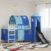 Struttura del letto loft per bambini Bianco e Blu 100 x 200 cm 42020904