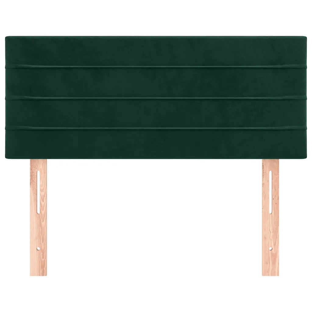 Testiera | Testata Verde scuro 90x5x78/88 cm in Velluto
